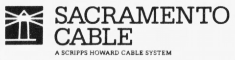 Sacramento Cable logo as it appeared on the Sacramento Bee newspaper during the 1980s and 1990s.